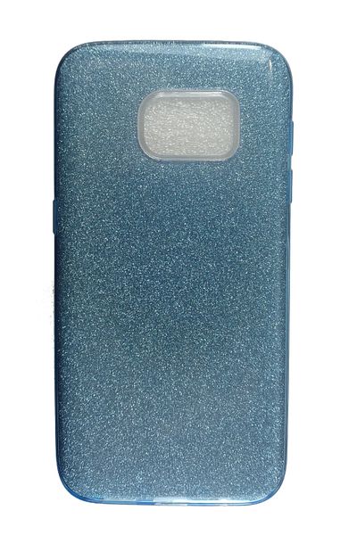 OEM Carcasă compatibilă cu Samsung Galaxy S6, silicon cu sclipici, albastră