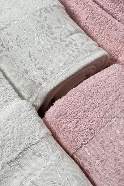 Çeyiz Diyarı Platinum Jacquard 10 Piece Family Σετ Ρόμπας Κρέμα Πούδρα