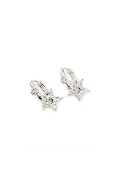 SepetBudur Star Earrings - Silver