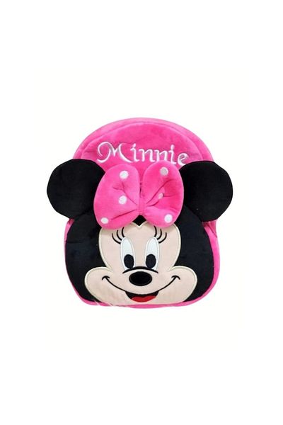 OEM Plush Backpack, Minnie, Pink/Black, 24 cm, 2+ years