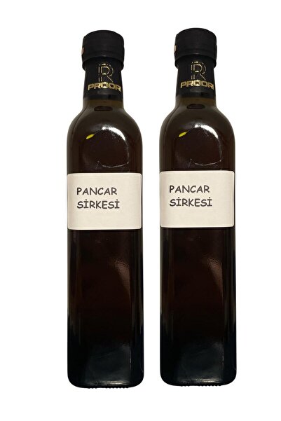 Proori Yıllanmış Pancar Sirkesi Doğal Fermente Canlı Sirke 500 ml 2'li Paket