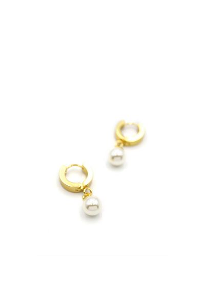 SepetBudur Pearl Earrings - Gold