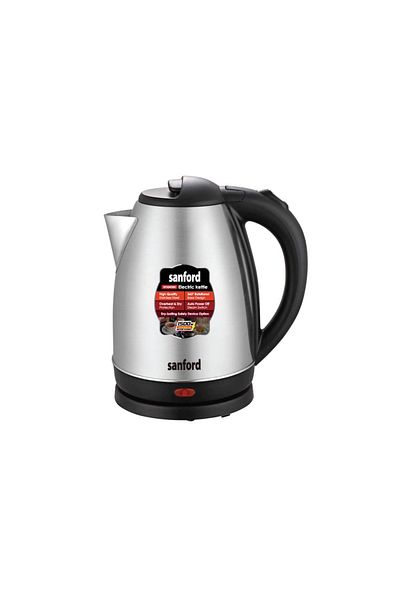 Sanford Sanford Electric Kettle - 1.8L Stainless Steel Body, 1500W - SF3343EK