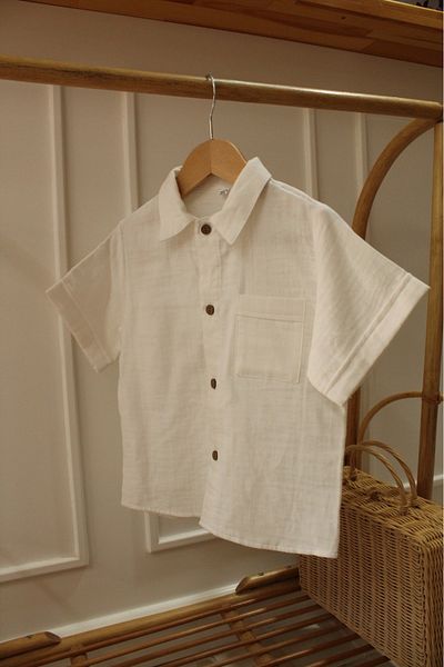 Lolidenss White Muslin Shirt