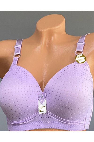 Pardon Perfore Patterned Wireless Fixed Strap Bra 802