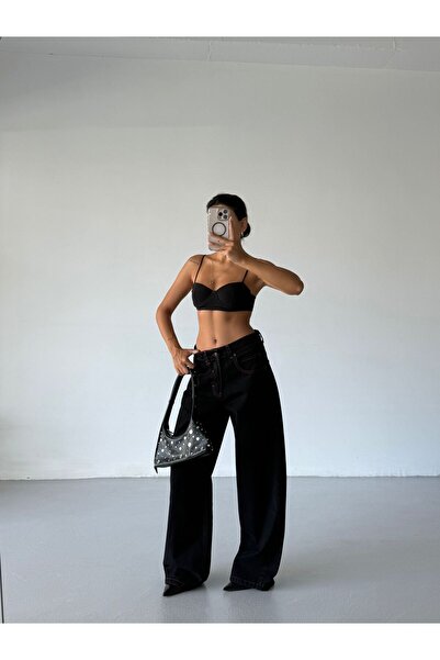 Gofeel Y2k Recycled Gothic Skull Unisex Baggy Pantolon