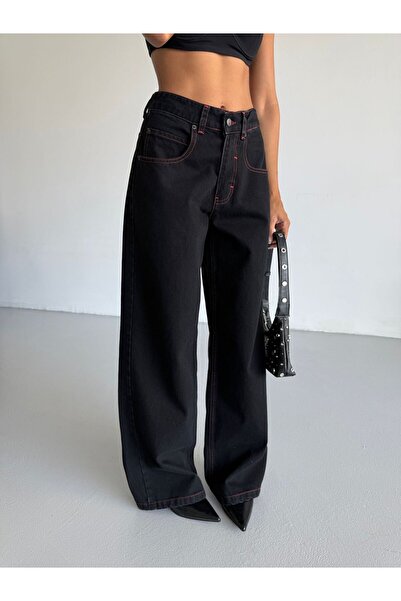 Gofeel Y2k Recycled Gothic Skull Unisex Baggy Pantolon