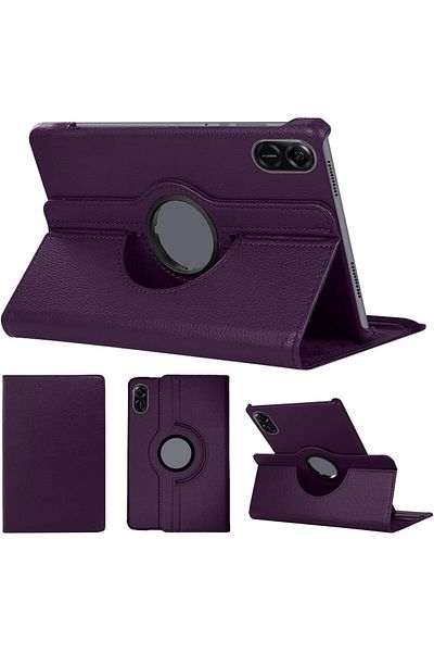 TEKNETSTORE Xiaomi Redmi Pad 2 11 Inch Compatible 360 °   Pu Leather Tablet Cover Case with Rotatable Sleep Mode Stand