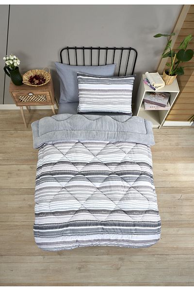 Sudemhome Μονό σετ ύπνου Welsoft Παπλωματάκι διπλής όψης Wellsoft Fluffy Fleece και σεντόνι 100x200