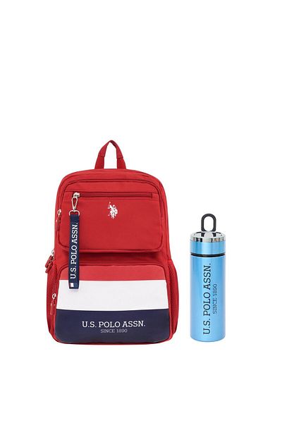 U.S. Polo Assn. Πόλο των ΗΠΑ. Συν. Σετ σχολικής τσάντας Unisex PLSET2417018