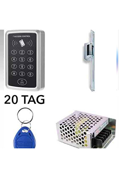 LEDONLİNE Rfıd Şifreli Kapı Kilidi Iç Mekan Dil Kilit Proximity Anahtarlık Ad...