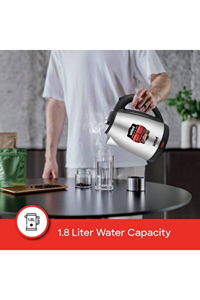 Sanford Sanford Electric Kettle - 1.8L Stainless Steel Body, 1500W - SF3343EK