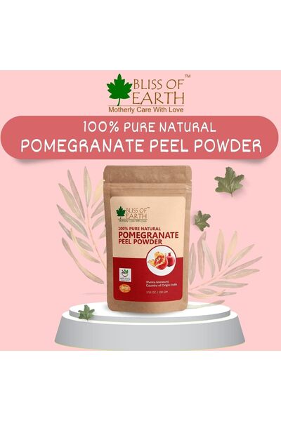 bliss of earth 453GM Organic Pomegranate Peel Powder For Face Herbal