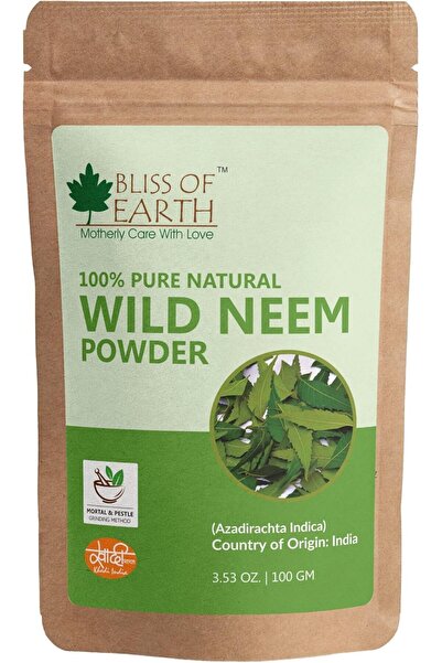 Bliss of Earth Neem Leaves Powder, 100g | Pure Natural Herbal & Cosmetic Ingr...
