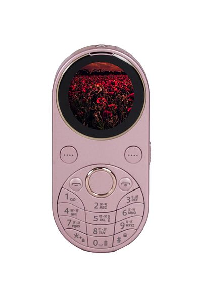 Generic هاتف محمول صغير 2G - شريحتي اتصال، لوحة مفاتيح، مصباح يدوي، تصميم صغير، عمر بطارية طويل