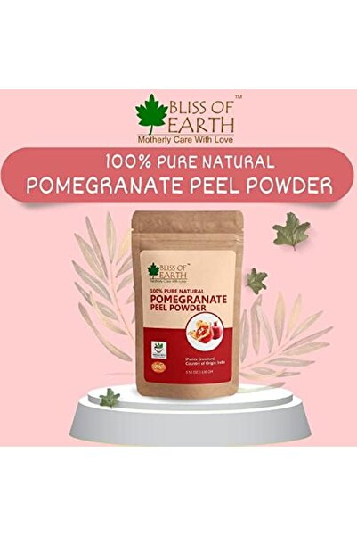 bliss of earth 453GM Organic Pomegranate Peel Powder For Face Herbal