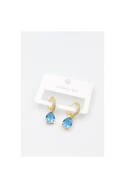 SepetBudur Drop Earrings - Blue