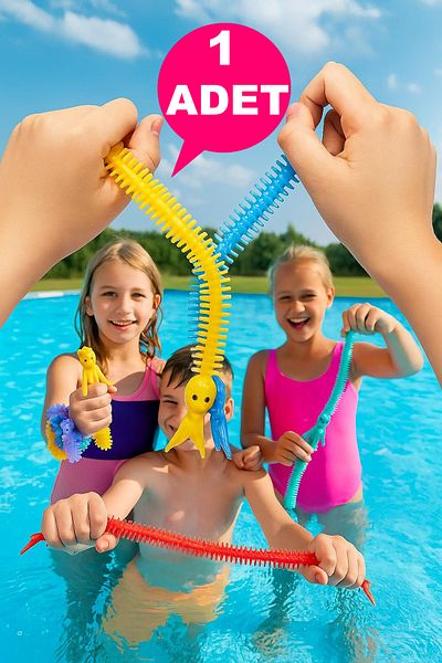 Hyd 1Pc Stress Relief Toy Mermaid Squishy Succhi Sensory Stretchy Soft Pool Beach Toy