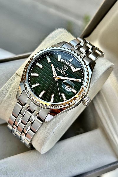Homies Men's Wrist Watch with Day and Calendar Display Original Gift Box and Bracelet with Gift.Hm27080S01