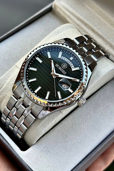 Homies Men's Wrist Watch with Day and Calendar Display Original Gift Box and Bracelet with Gift.Hm27080S01