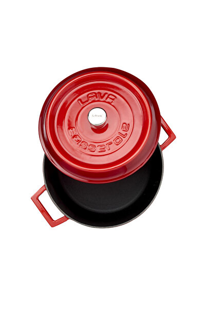 Lava Döküm Yuvarlak Tencere. Trendy Çap(Ø) 24cm.