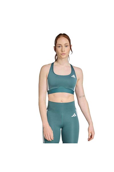 adidas Αθλητικό σουτιέν Powerreact Train μεσαίας υποστήριξης 3 ρίγες