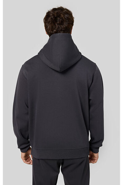 Champion Script Shop Hooded Sweatshirt Siyah Erkek Kapüşonlu Sweatshirt-220271-ES503