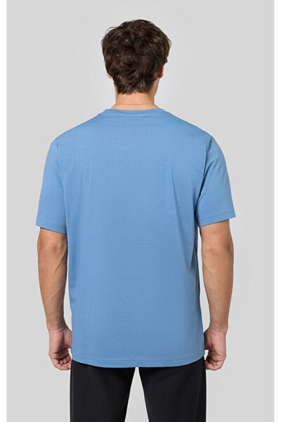 Champion Icons SS Tee Mavi Erkek Tişört-220256-BS099
