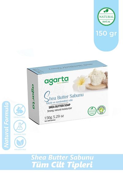 Agarta 150 g Natural Shea Butter Soap