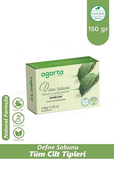 Agarta Laurel Handmade Soap Natural 150 gr