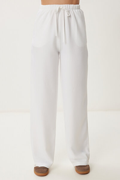 Happiness İstanbul Női Ecru vászon ing nadrág szett PB00051