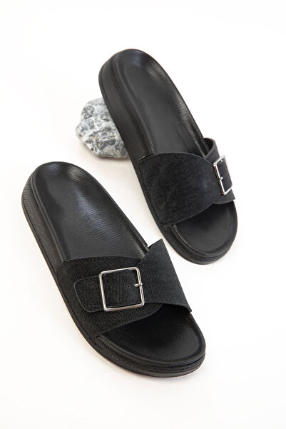 SOHO Black Women's Slippers 20796