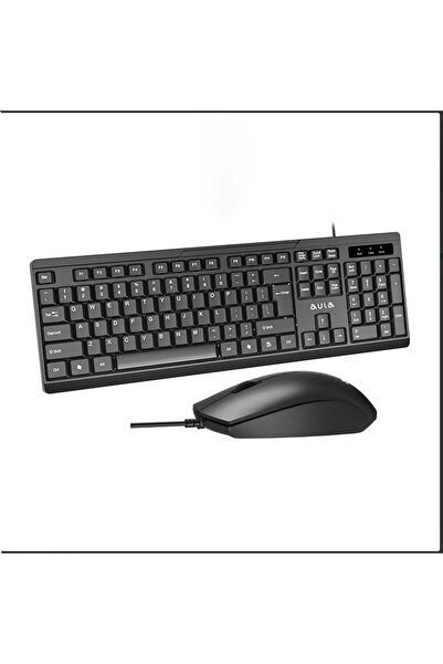 Genel Markalar AC101 Kablolu Klavye ve 1200 DPI Optik Mouse Seti