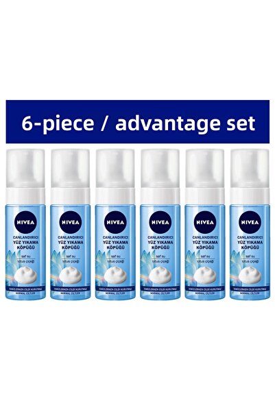 NIVEA Face Washing Foam Refreshing Normal Skin 150ml 6 Pieces