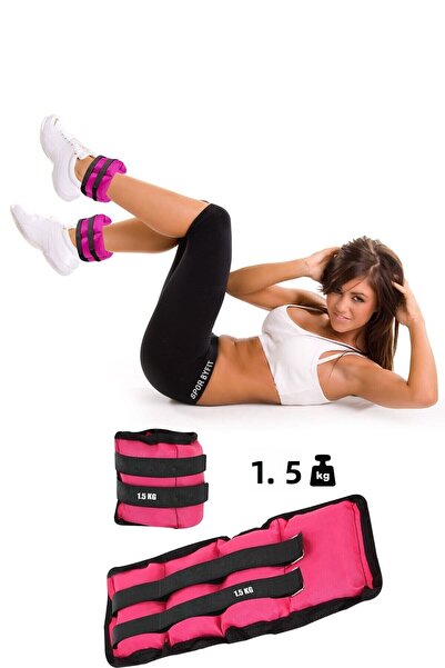 Spor Byfit 1.5 كجم × 2 قطعة أوزان كاحل وردية