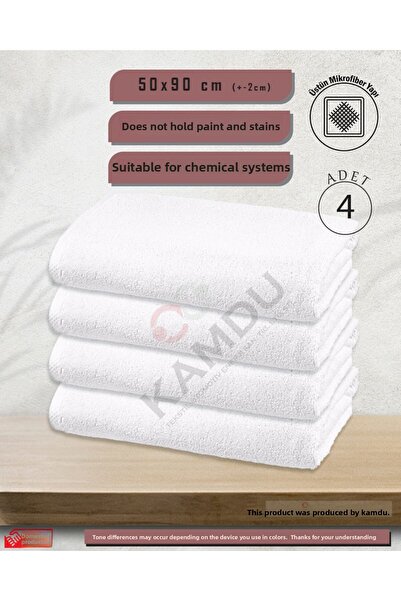 Embays (4 قطع) مناشف ميكروفايبر (50×90 سم) مناشف الحلاقة، مناشف تصفيف الشعر، ...