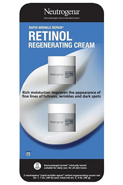 Neutrogena كريم تجديد الريتينول - مجموعة مكونة من قطعتين