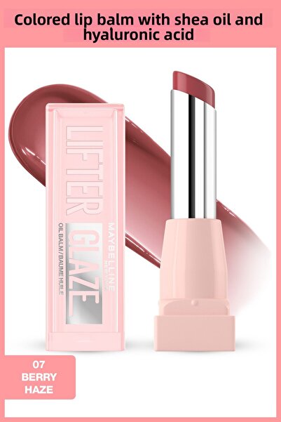 Maybelline New York Lifter Glaze Shea Yağı ve Hyalüronik Asit İçeren Renkli D...