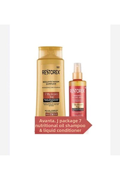 Restorex Nutritious Shampoo + Nutritious Liquid Hair Conditioner