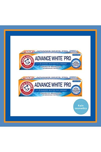 Arm&Hammer مطرقة الذراع 3 - 75 مل + 75 مل 2 عبوة معجون أسنان مبيض، حتى اللون