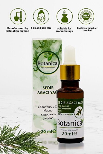 botanica زيت خشب الأرز سيدروس أتلانتيكا - 20 مل زيت عطري مرطب للعلاج العطري