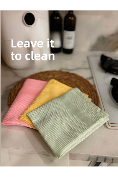 Entex Microfiber Cleaning Cloth Glass Cloth 3 Pcs