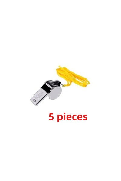 Nostaljik Lezzetler Fluier de arbitru și cutremur cu șnur metalic (5 bucăți)