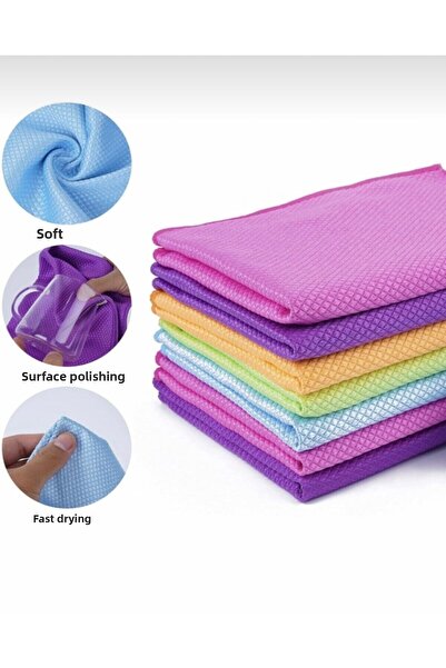 Mikrofiberim Quality Microfiber 2-Piece Cleaning and Glass Cleaning Cloth 40x40 Cm