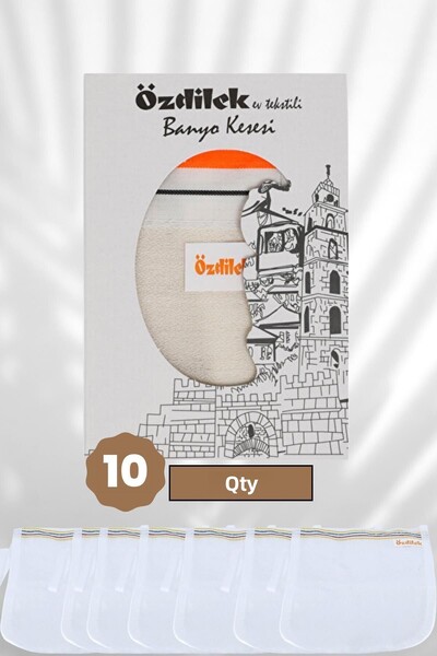 Özdilek مقشر حمام سبا فاخر 10 قطع