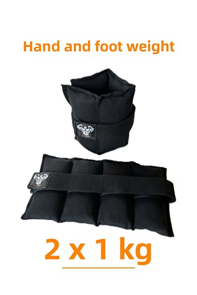 E-HSPORT Greutate pentru mâini și glezne 2X1KG (Greutate cu nisip)