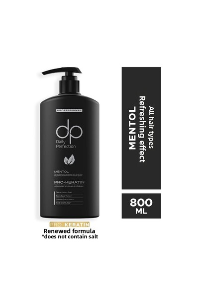 dp Daily Perfection شامبو المنثول - 800 مل × 3 قطع