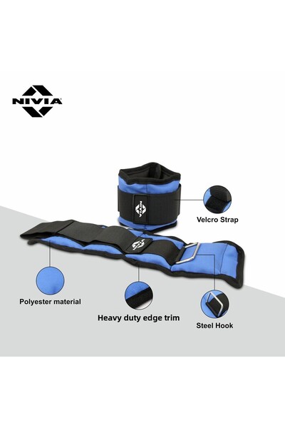 Nivia Ankle/Wrist Weights, 1kg