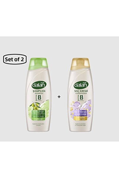 Dalan Olive Oil Shampoo 450 ml + Dalan Easy Comb Conditioner Set of 2