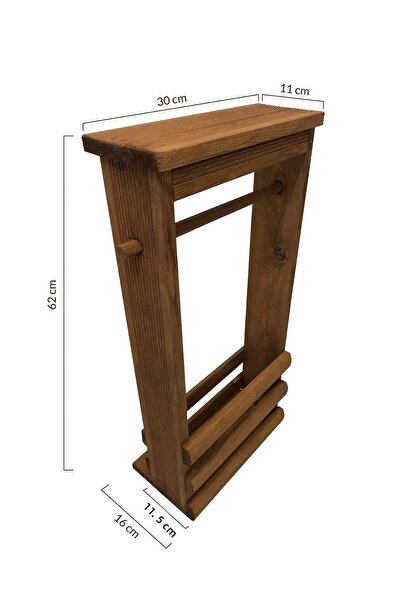 edcoy toptan wdcoy en-gros Suport pentru hârtie wc din lemn Suport pentru hâr...